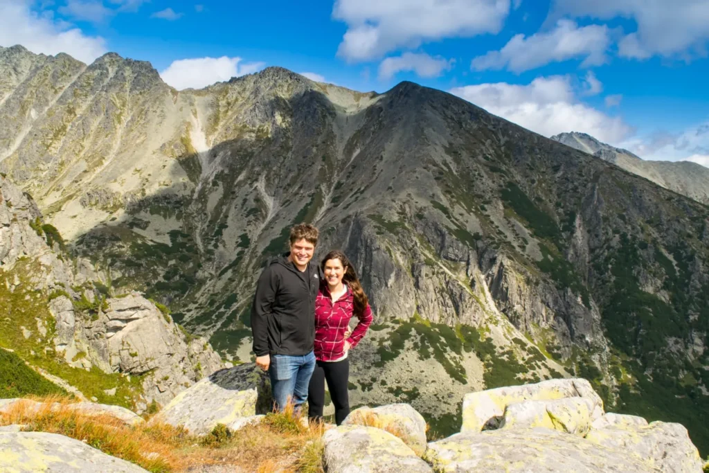 kate storm and jeremy storm hiking in the high tatras slovakia